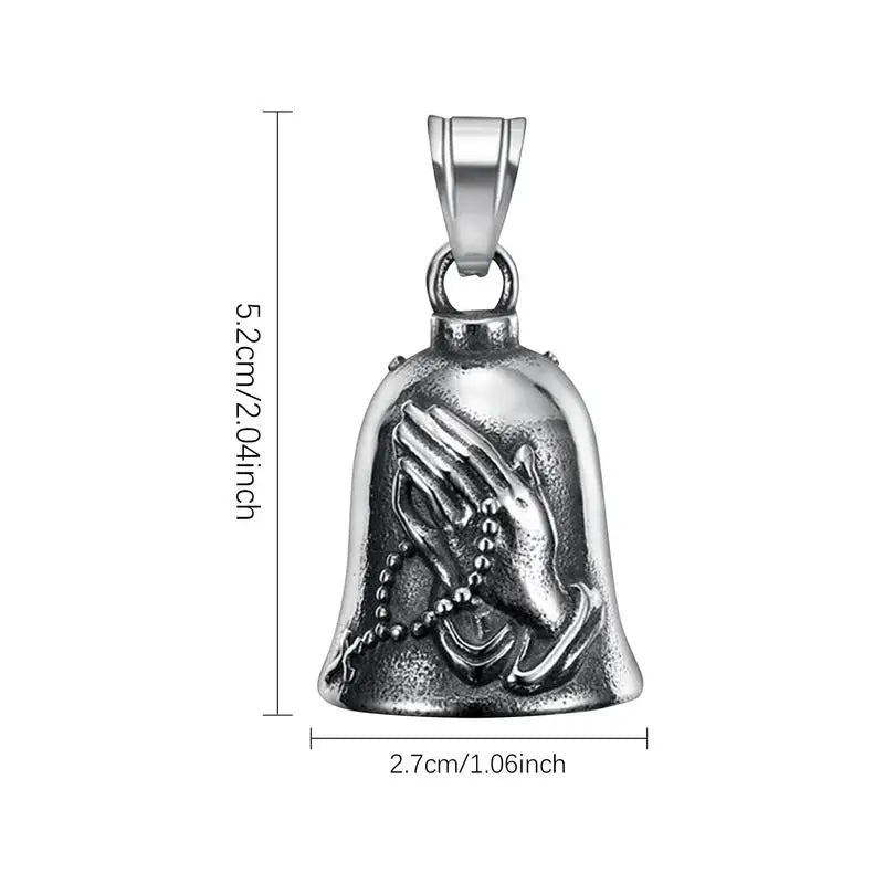 Praying Hand Guardian Bell