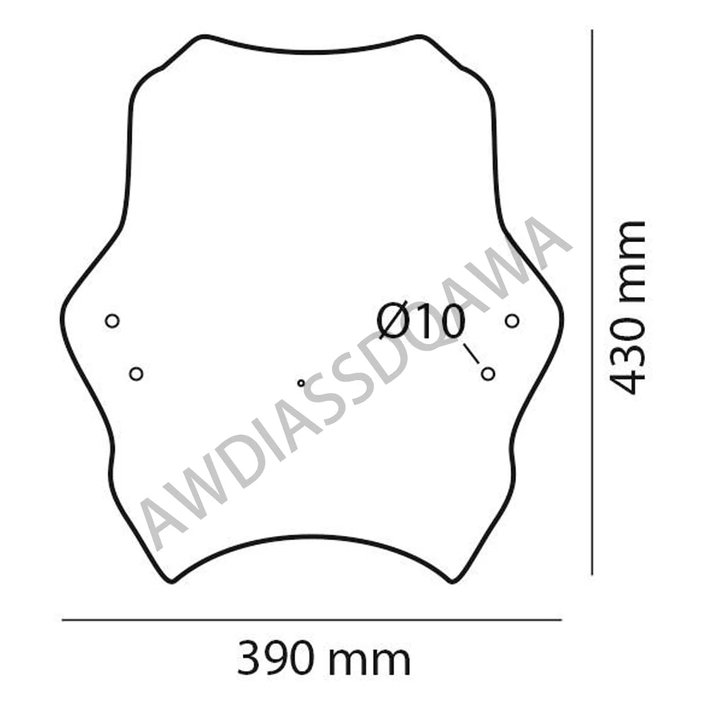 Adjustable Windshield for Indian