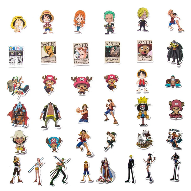 One Piece Luffy Stickers