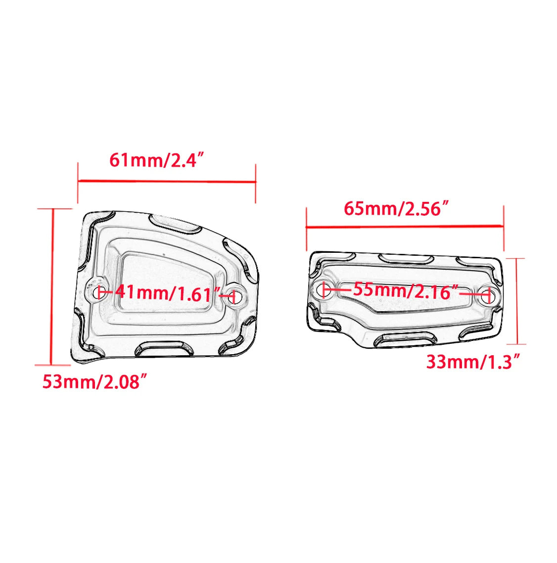 Fluid Reservoir Cover for Indian